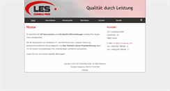 Desktop Screenshot of les-consulting.com